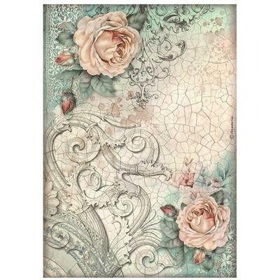 Stamperia - Brocante Antiques - A4 Rice Paper - Roses