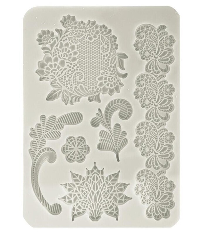 Stamperia - Brocante Antiques - A5 Silicone Mould - Laces