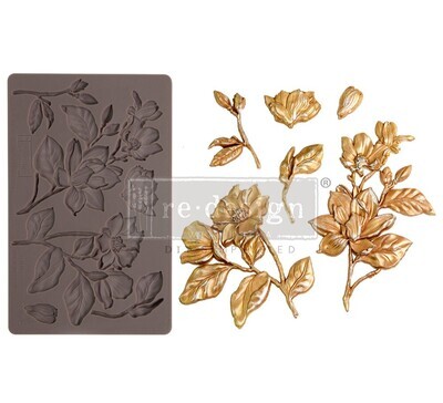 Prima Marketing - Re-Design - Decor Mould - Magnolia Blooms