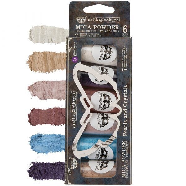 Prima Marketing - Finnabair Art Ingredients - Mica Powder - Pearls and Crystals