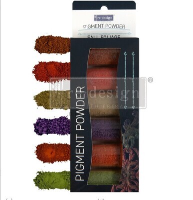 Prima Marketing - Decor Mica Powder Set - Fall Foliage - 6 colours