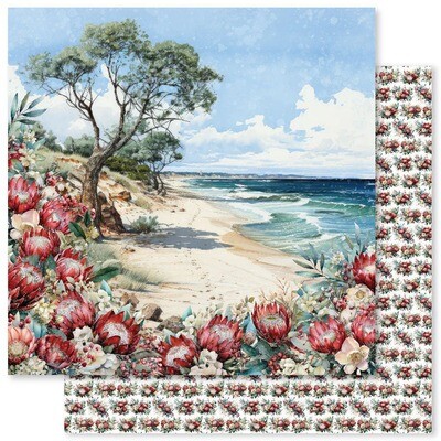 Paper Rose - 12"x12" Double-sided Paper - Christmas Holiday - Paper F