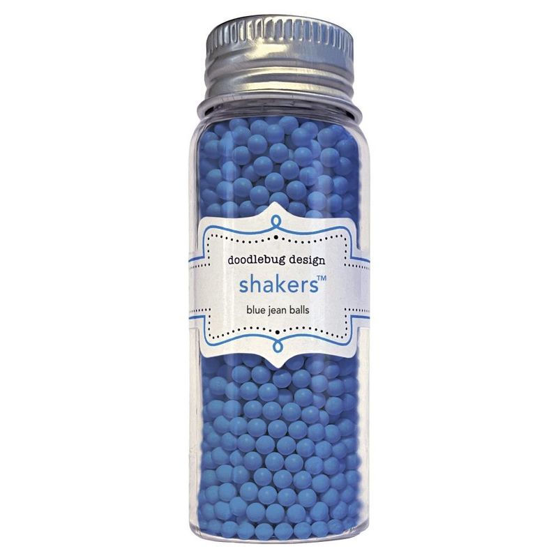 Doodlebug Design - Shakers - Blue Jeans Balls