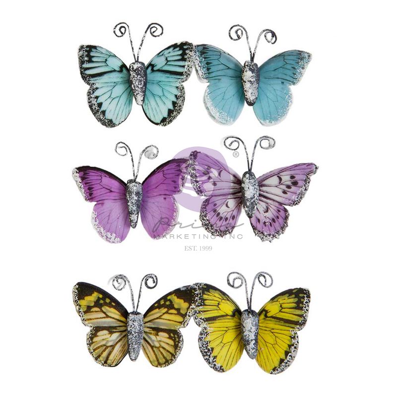 Prima Marketing - In full Bloom - Elegant Wings - Butterflies