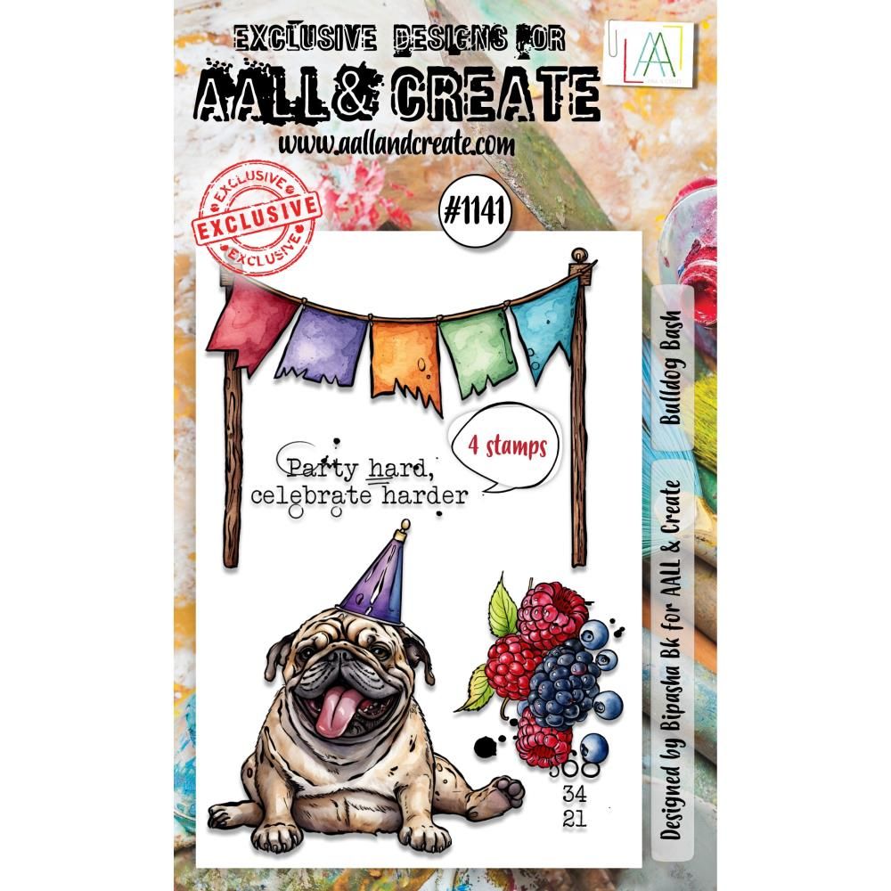 AALL &amp; Create - Clear Stamp Set - Bulldog Bashing - #1141