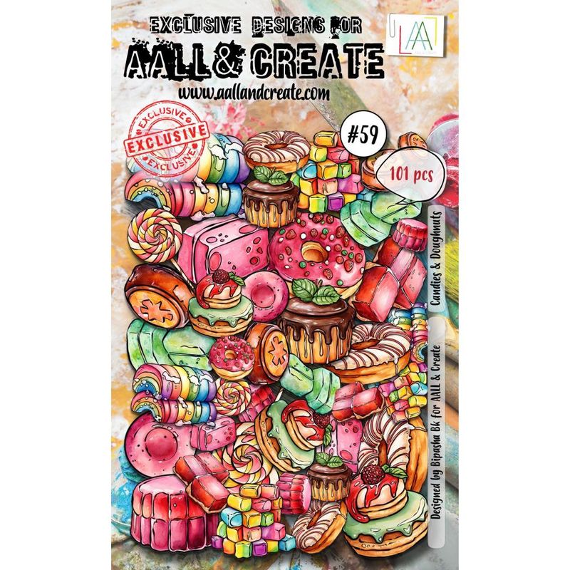 AALL &amp; Create - Ephemera - Candies &amp; Doughnuts - #59