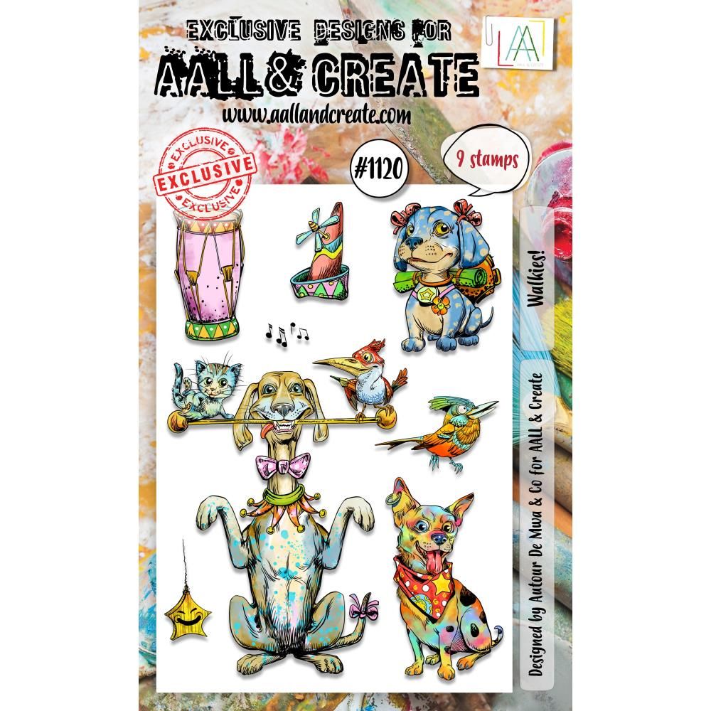 AALL &amp; Create - Clear Stamp Set - Walkies - #1120