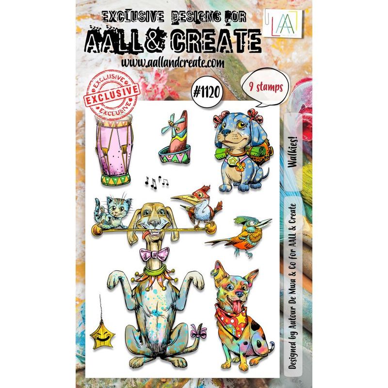 AALL &amp; Create - Clear Stamp Set - Walkies - #1120