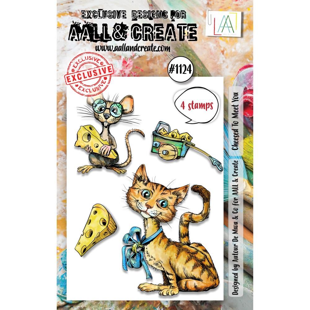 AALL &amp; Create - Clear Stamp Set - Cheesed To Meet You - #1124
