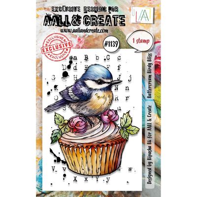AALL &amp; Create - Clear Stamp Set - Buttercream Birdy Bliss - #1139