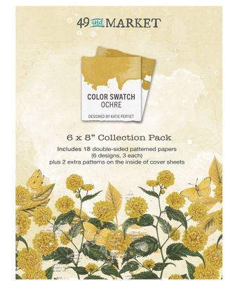 49 and Market - Ochre - Colour Swatch - 6&quot;x8&quot; Collection Pack