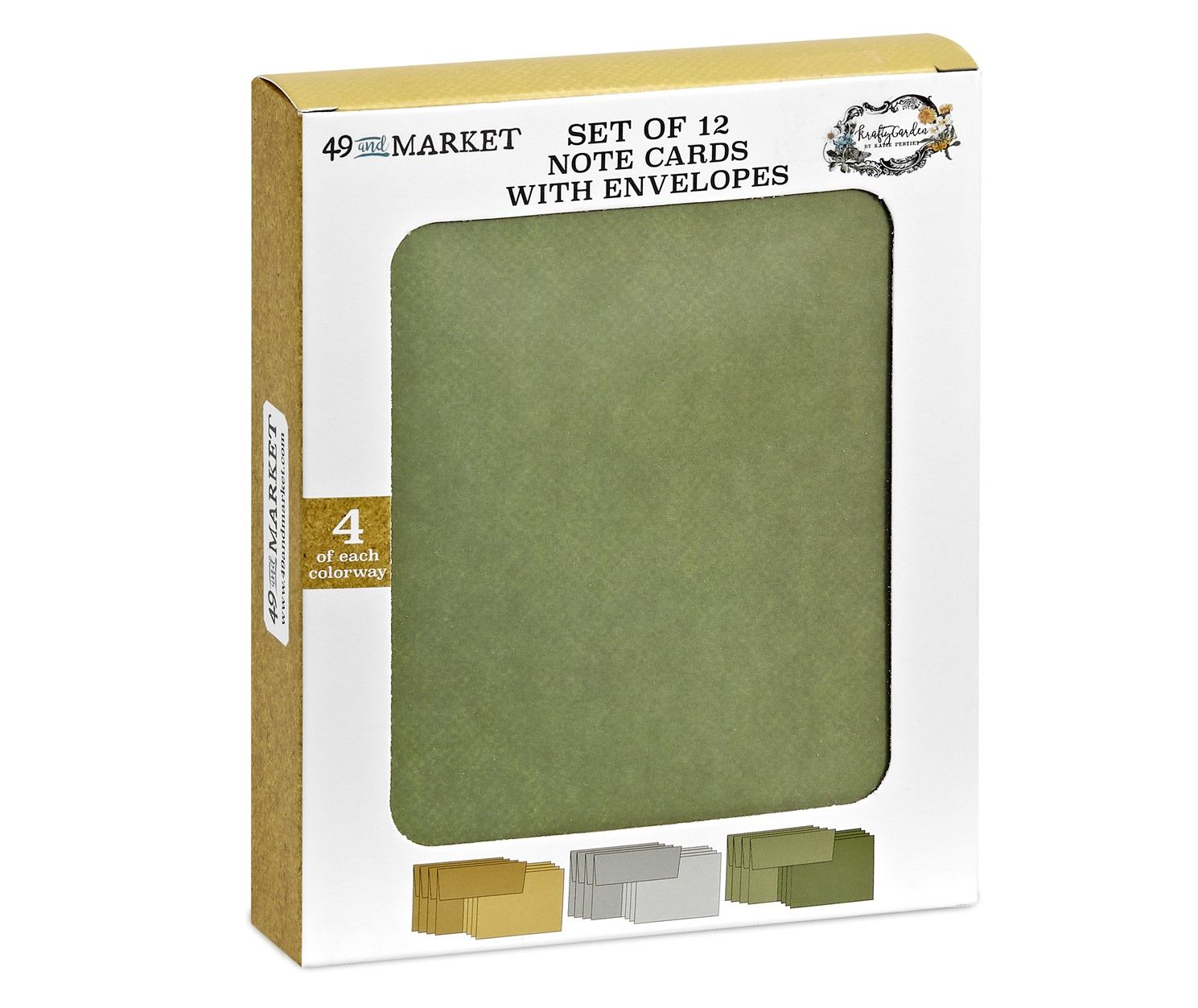 49 and Market - Krafty Garden - A2 Note Card Set