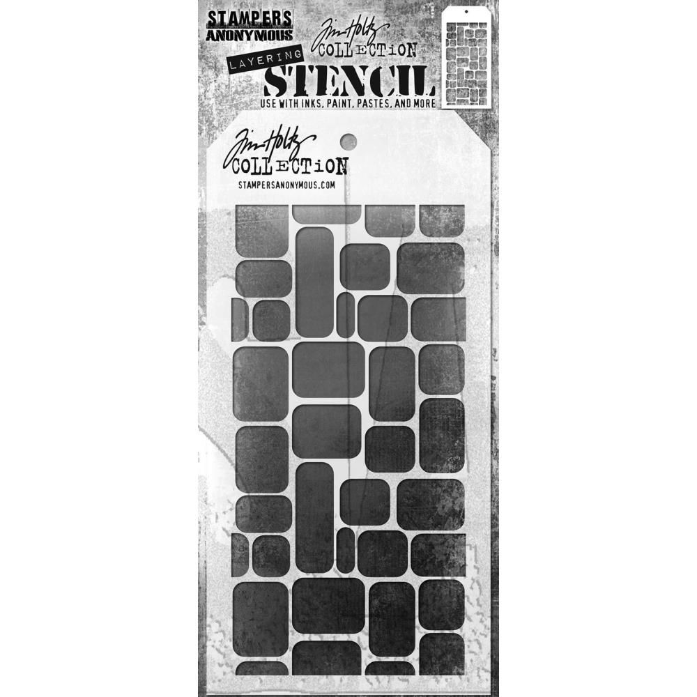 Stampers Anonymous - Tim Holtz - Layered Stencil - Labels