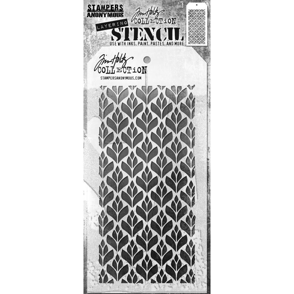 Stampers Anonymous - Tim Holtz - Layered Stencil - Deco Floral