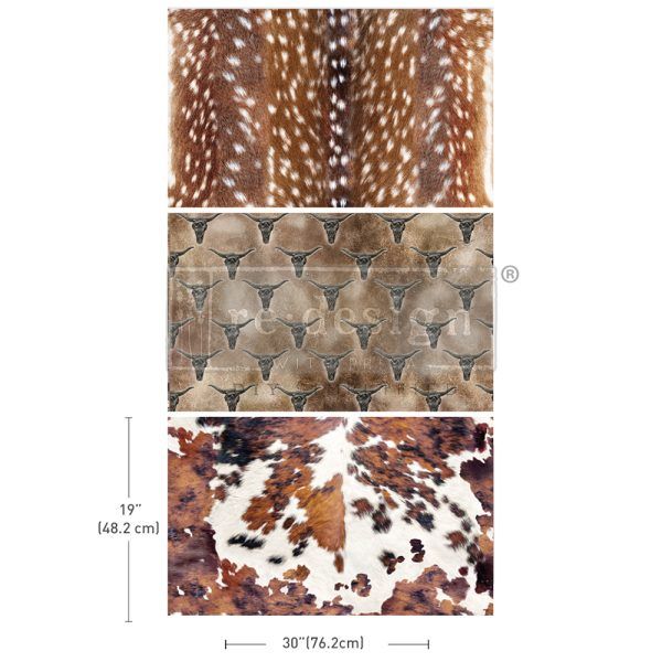 Prima Marketing - Decoupage Tissue - 3pk - Western Whimsy