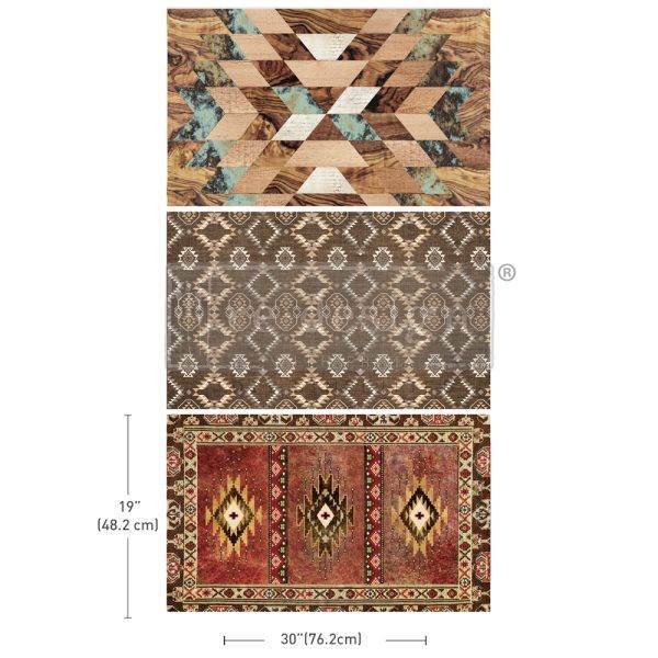 Prima Marketing - Decoupage Tissue - 3pk - Western Whimsy
