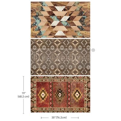 Prima Marketing - Decoupage Tissue - 3pk - Western Whimsy