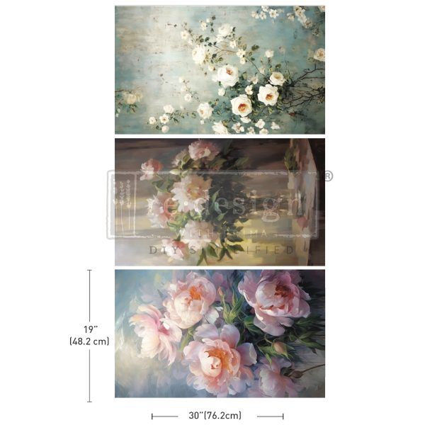 Prima Marketing - Decoupage Tissue - 3pk - Bountiful Beauty