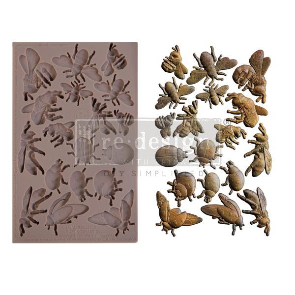 Prima Marketing - Re-Design - Decor Mould - Buzzing Beauties