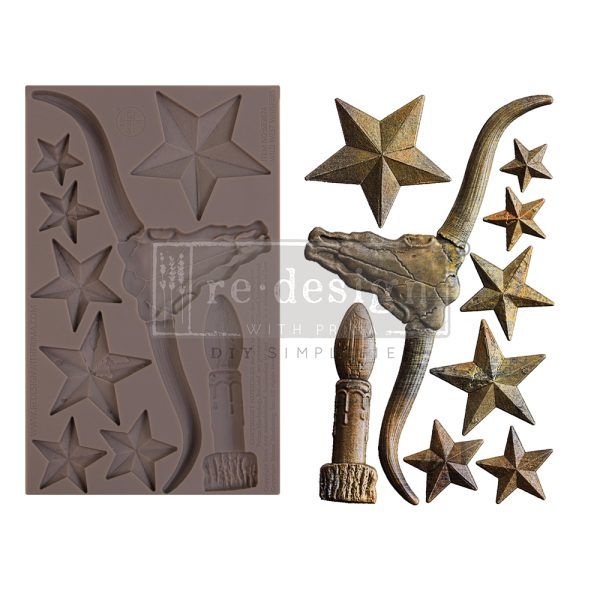 Prima Marketing - Re-Design - Decor Mould - Wild West Whispers