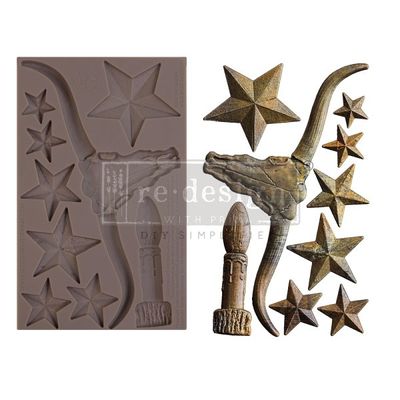 Prima Marketing - Re-Design - Decor Mould - Wild West Whispers