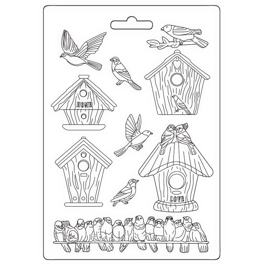 Stamperia - Garden - A5 Soft Mould - Nest