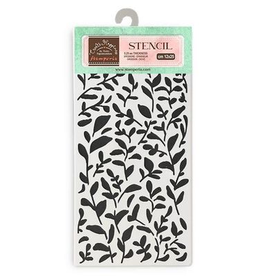 Stamperia - Secret Diary - 12x25cm Stencil - Leaves Pattern