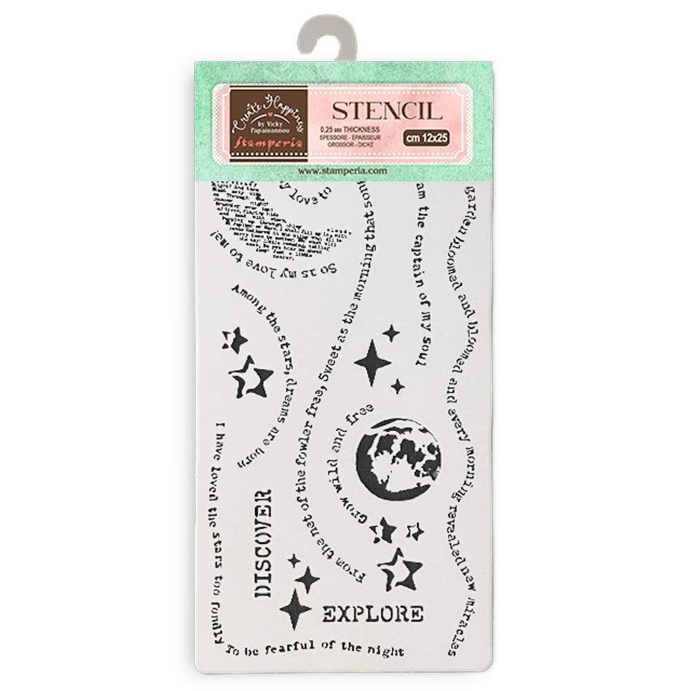 Stamperia - Secret Diary - 12x25cm Stencil - Dream