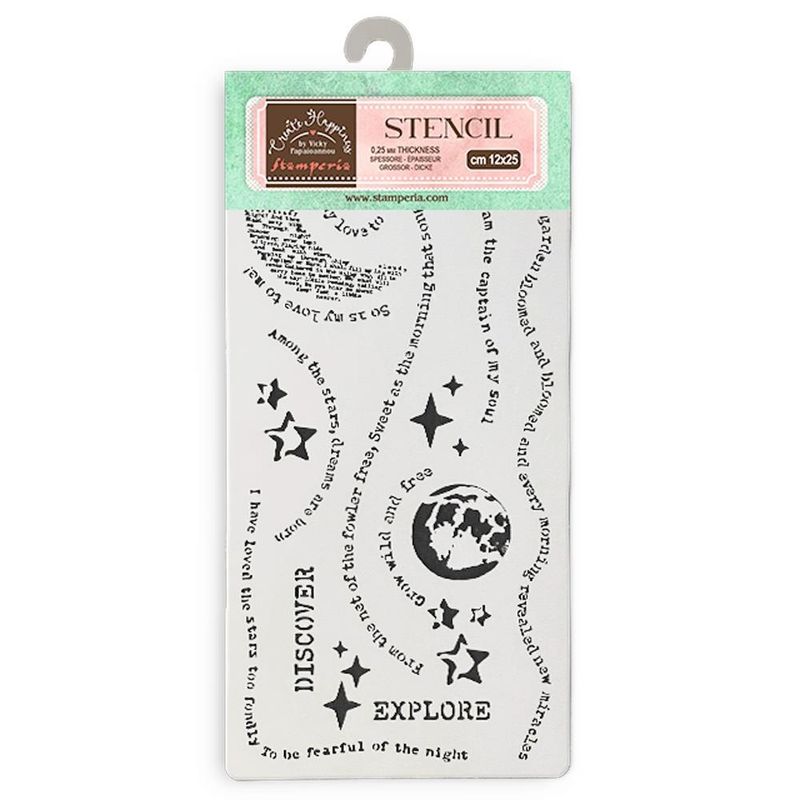 Stamperia - Secret Diary - 12x25cm Stencil - Dream