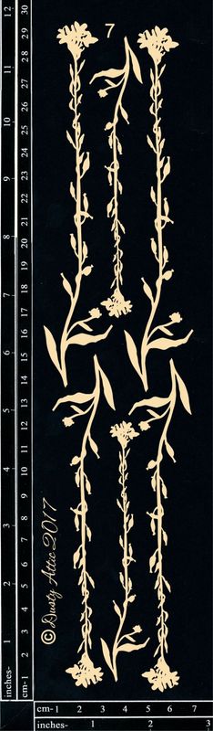 Dusty Attic - Chipboard - Wildflowers #7