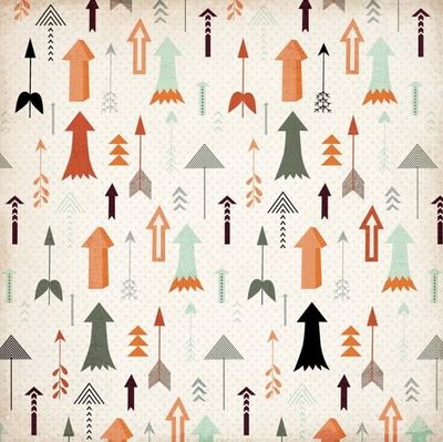 Kaisercraft - Mister Fox - 12&quot;x12&quot; single-sided Paper - Arrows
