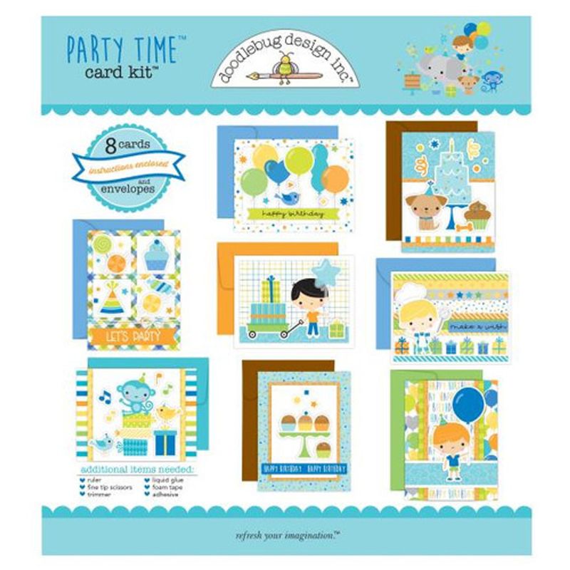 Doodlebug Designs - Party Time Card Kit