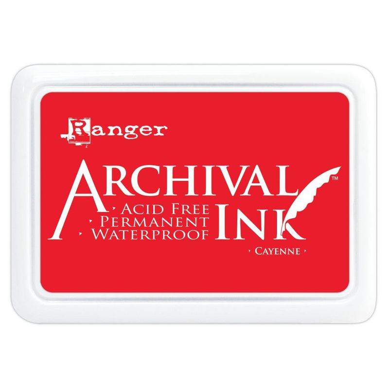 Ranger - Archival Ink - Inkpad - Cayenne