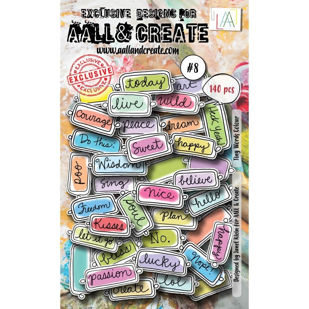 AALL &amp; Create - Ephemera - Tiny Words - Colour - #8