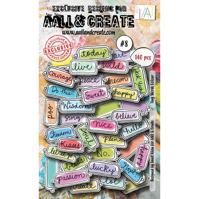 AALL &amp; Create - Ephemera - Tiny Words - Colour - #8