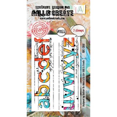 AALL &amp; Create - A8 Clear Stamp Set - ABC CBA