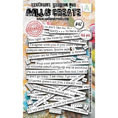 AALL &amp; Create - Ephemera - Laugh Lines - #47