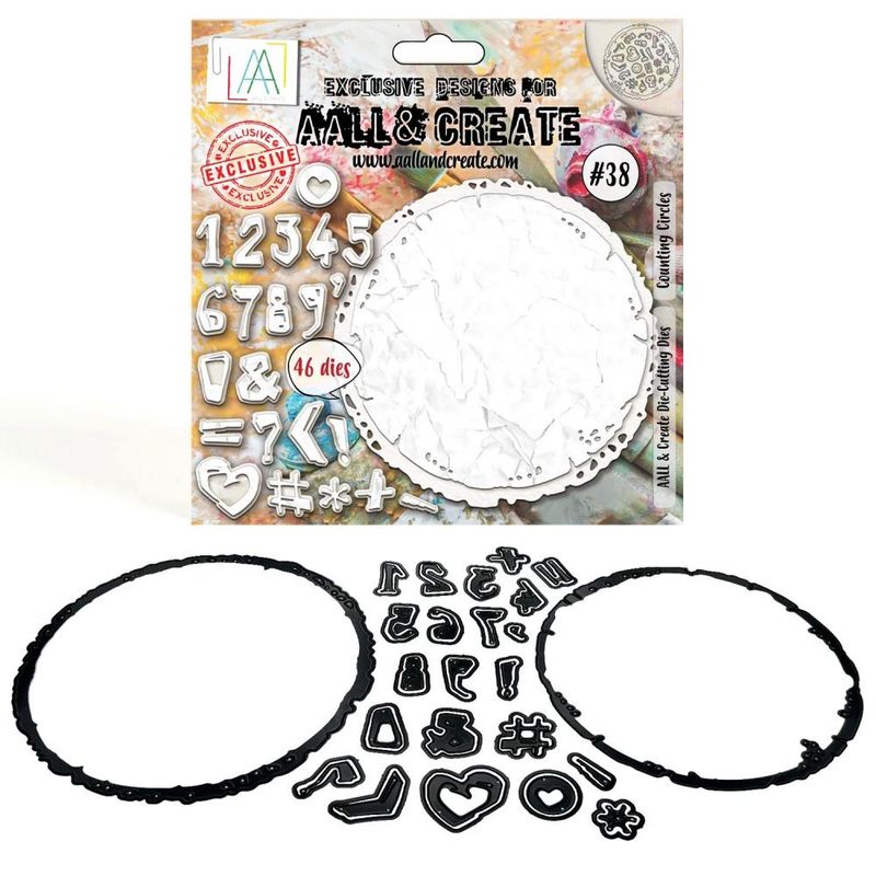 AALL &amp; Create - Metal Die Set - Counting Circles - #38