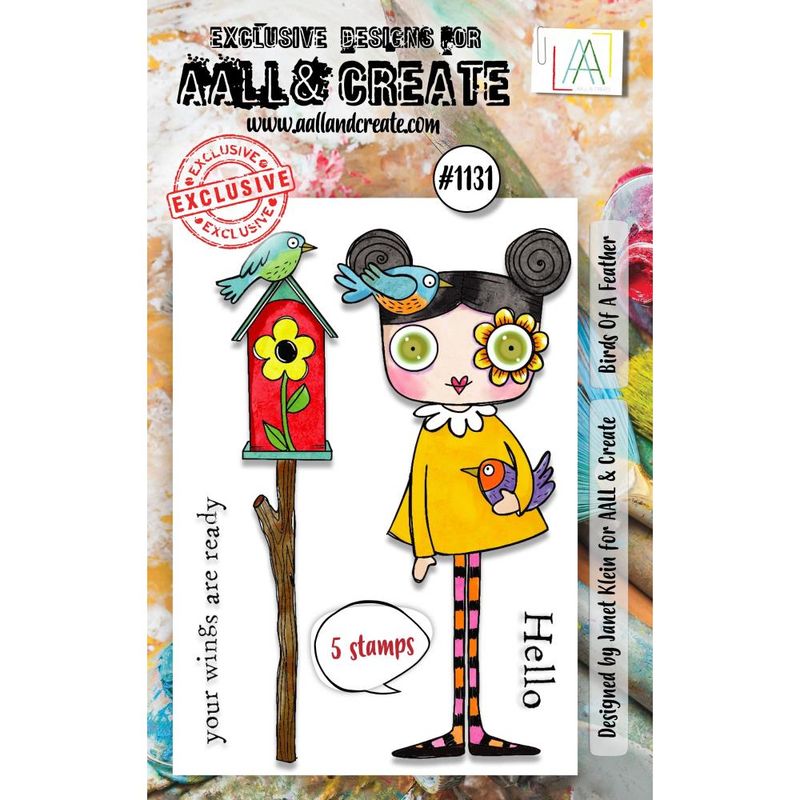 AALL &amp; Create - Clear Stamps Set - Birds of a Feather