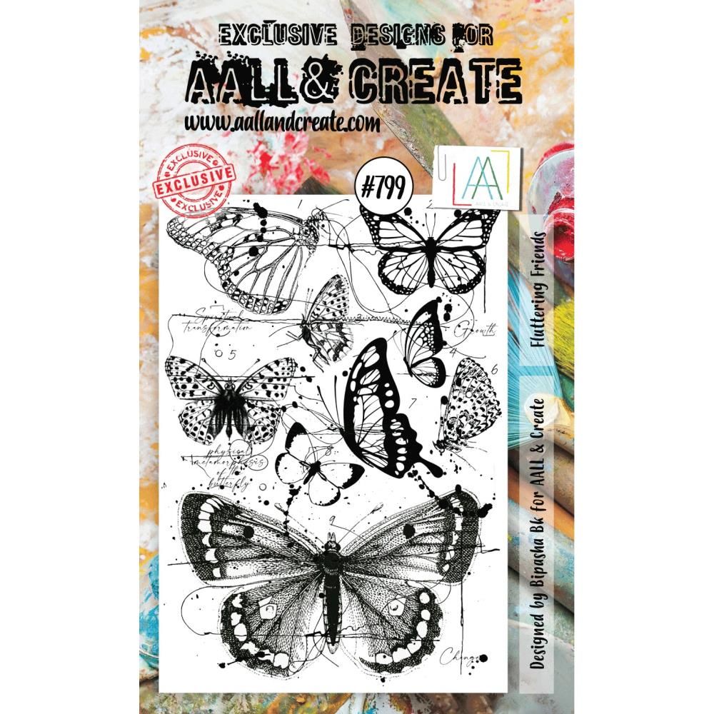 AALL & Create - Clear Stamps Set - Fluttering Friends