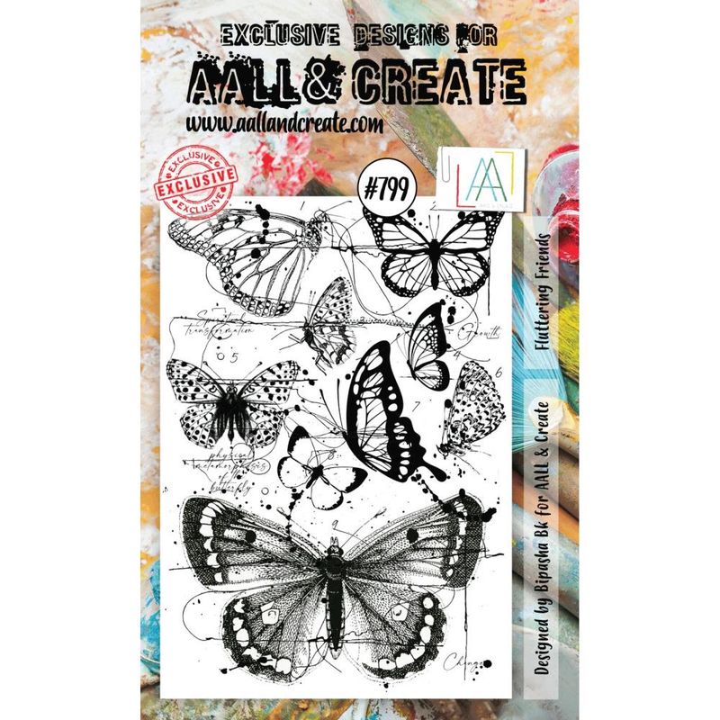 AALL &amp; Create - Clear Stamps Set - Fluttering Friends