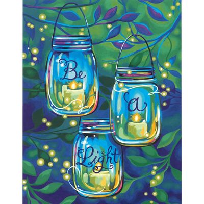 Paintworks - Paint by Number - 11&quot;x14&quot;- Be a Light