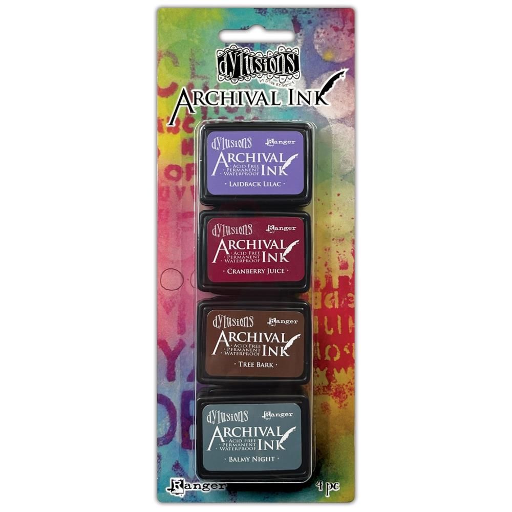 Ranger - Dylusions - Archival Ink - Mini Inkpads - Kit #4