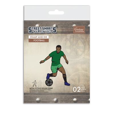 Couture Creations - Street Smart Collection - Stamp and Die - Football
