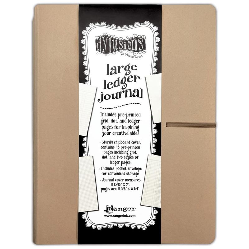 Dyan Reaveley&#39;s Dylusions Large Ledger Journal - 11.6&quot;x8.9&quot;