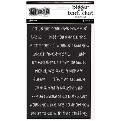 Dyan Reaveley&#39;s Dylusions - Bigger Back Chat Stickers
