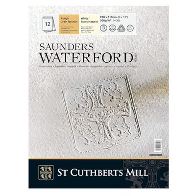 Saunders Waterford - Watercolour Paper Pad - 100% Cotton - 230-310mm - Rough