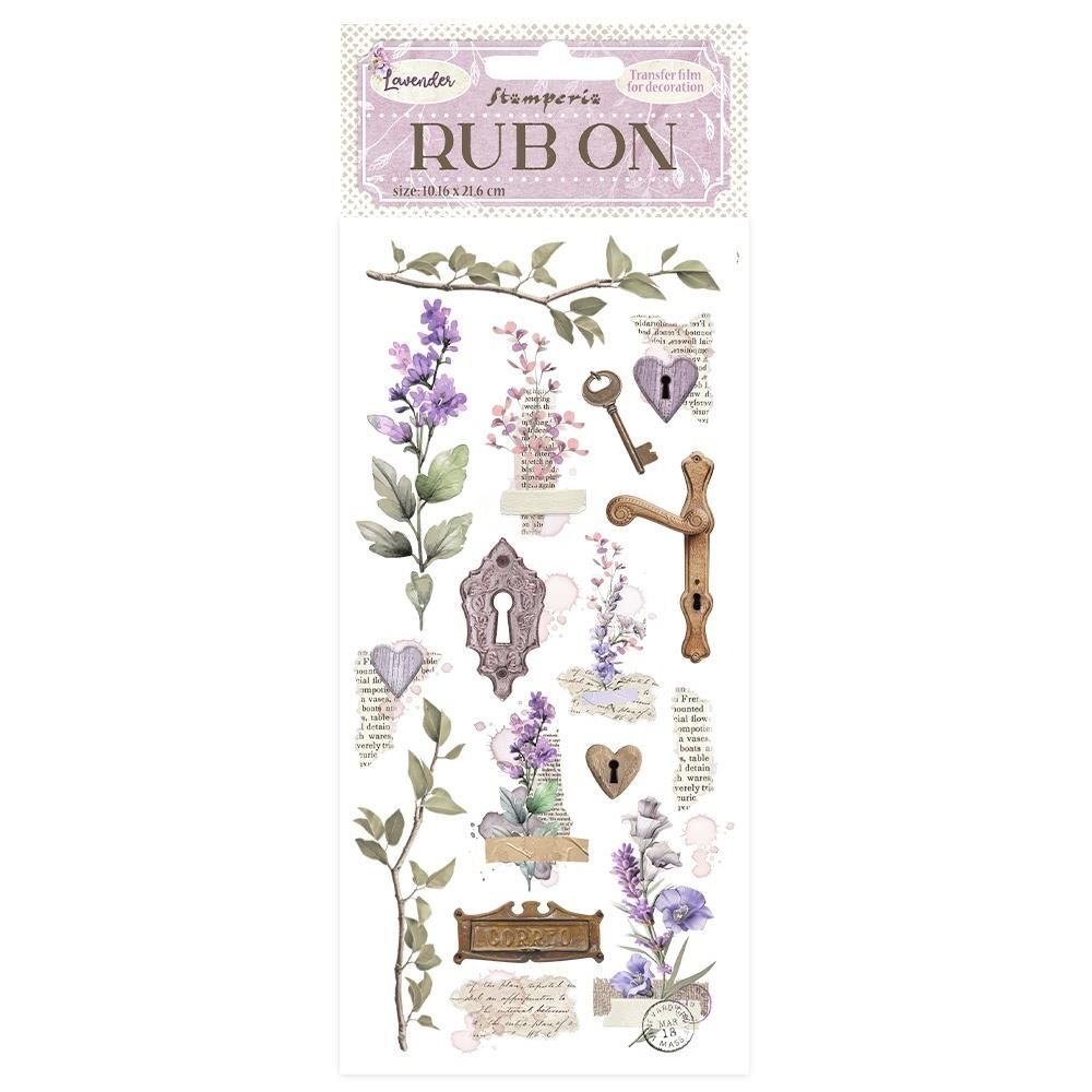 Stamperia - Lavender - Rub-on - Keys
