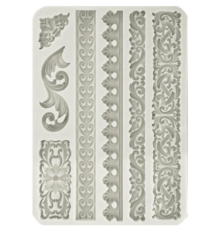 Stamperia - Wonderland - A5 Silicone Mould - Greek Borders