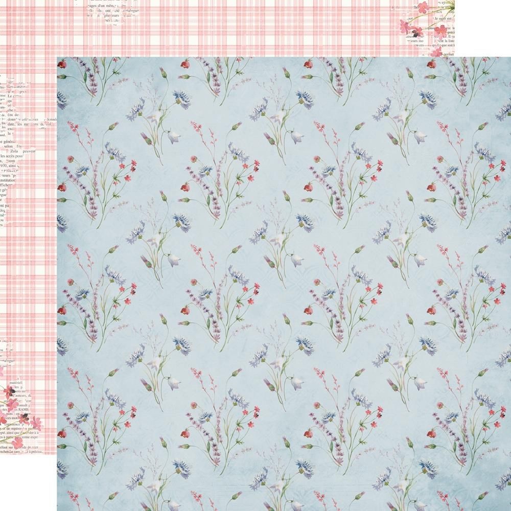 Simple Stories - Meadow Flowers - 12&quot;x12&quot; Double-sided Paper - Filled with Wonder